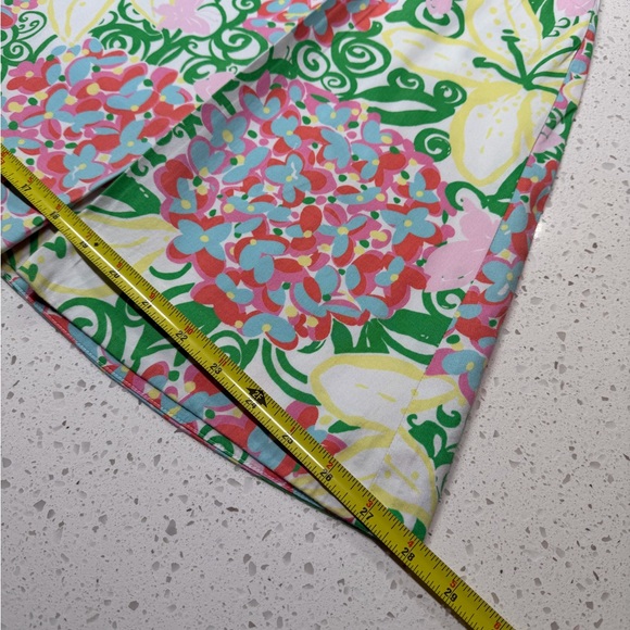 Lilly Pulitzer Strapless Dress in Pink and Green Floral - Picture 3 of 11